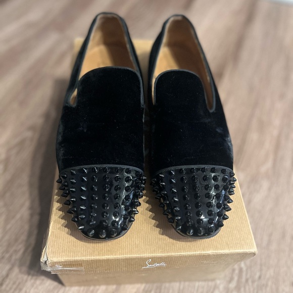 Authentic Christian Louboutin Black Spooky Loafers